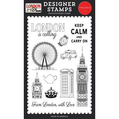 London - Carta Bella - Clear Stamps - London Is Calling