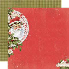 Simple Vintage Yuletide -Simple Stories - Double-Sided Cardstock 12"X12" - Making Spirits Bright