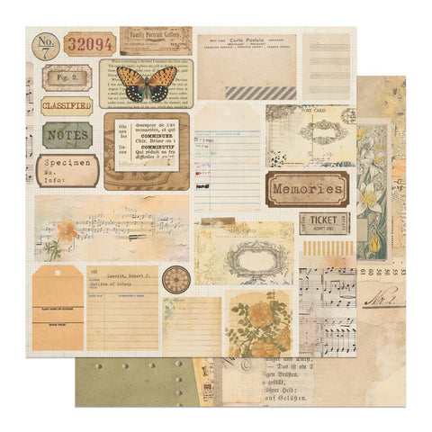 Everyday Junque - PhotoPlay - Double-Sided Cardstock 12"X12" - Memories