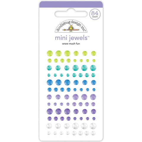 Snow Much Fun - Doodlebug - Sprinkles Adhesive Mini Jewels - Snow Much Fun (3493)