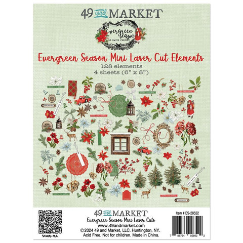 49 & Market - Evergreen Season - Laser Cut Outs - Mini (8522)