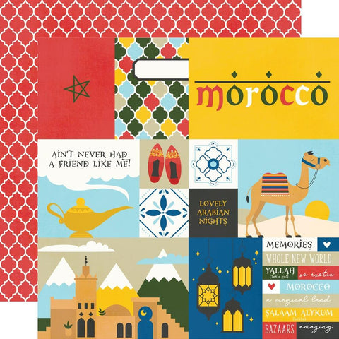 Say Cheese EPIC - Simple Stories - Double-Sided Cardstock 12"X12" - Morocco