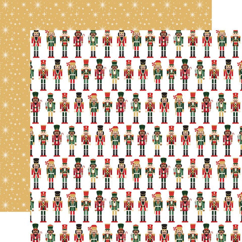 Nutcracker Christmas - Echo Park - Double-Sided Cardstock 12"X12" - Nutcracker Assortment