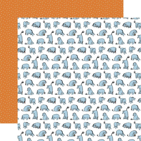 The House at Pooh Corner - Echo Park - Double-Sided Cardstock 12"X12" - Oh Eeyore