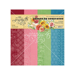 Season To Celebrate - Graphic 45 - Collection Pack 12"X12" - Patterns & Solids