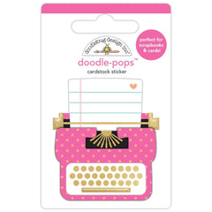 Hello Again - Doodlebug - Doodle-Pops 3D Stickers - Pen Pal