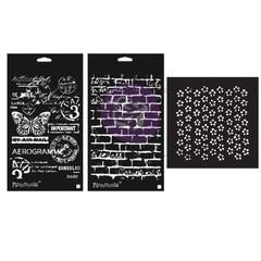 Finnabair/Prima Marketing - Art Alchemy - Stencil Set - Perfectly Grungy (9967)