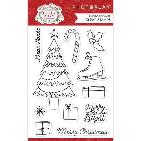 Holly & Ivy - PhotoPlay - Photopolymer Clear Stamps