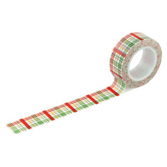 Winnie The Pooh Christmas - Echo Park - Washi Tape 30' - Pooh Bear Plaid