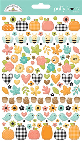 Farmhouse - Doodlebug Designs - Puffy Stickers (6302)