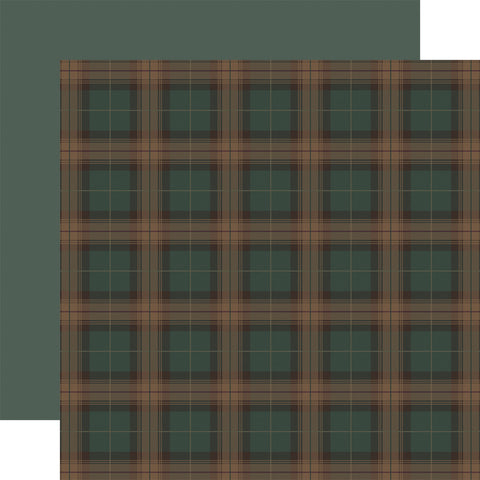 Tartan No. 3 - Carta Bella - 12"x12" Patterned Paper - Rochester Plaid