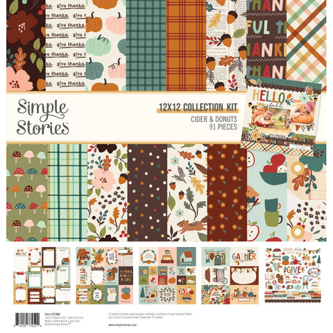 Cider & Donuts - Simple Stories - Collection Kit 12"X12" (2524)