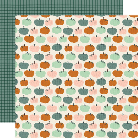 Cider & Donuts - Simple Stories - Double-Sided Cardstock 12"X12" - Pumpkin Everything (2562)