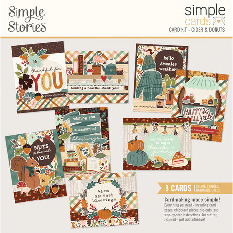 Cider & Donuts - Simple Stories - Simple Cards - Card Kit (2821)