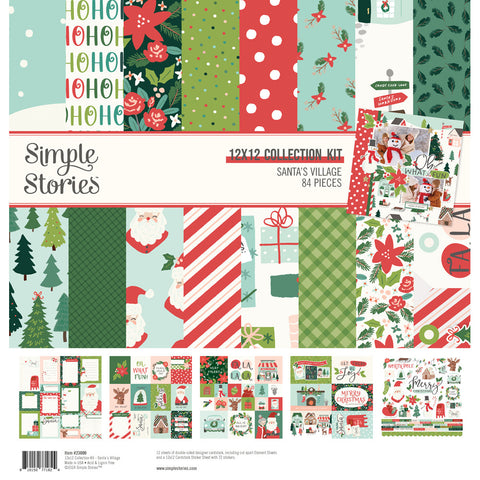 Santa's Village - Simple Stories - Collection Kit 12"X12" (1824)