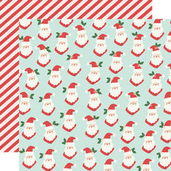 Santa's Village - Simple Stories - Double-Sided Cardstock 12"X12" - Santa's Coming! (2852)