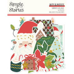 Santa's Village - Simple Stories - Bits & Pieces 52/Pkg (2951)