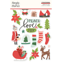 Santa's Village - Simple Stories - Sticker Book 12/Sheets (2999)