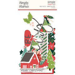 Santa's Village - Simple Stories - Simple Pages Page Pieces 17/pkg (3064)