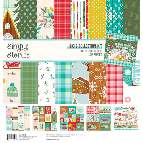 Snow Pine Lodge - Simple Stories - Collection Kit 12"X12" (3088)