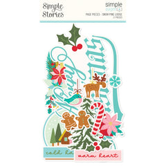 Snow Pine Lodge - Simple Stories - Simple Pages Page Pieces (3392)