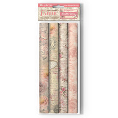 Shabby Rose - Stamperia - 12"X12" Fabric Sheets (4735)