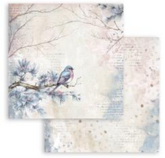 Create Happiness - Dewdrops - Stamperia - Double-Sided Cardstock 12"X12" - Bird (8993)