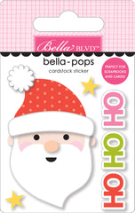 Merry Mingle - Bella Blvd - Bella-pops 3D Cardstock Sticker - Secret Santa