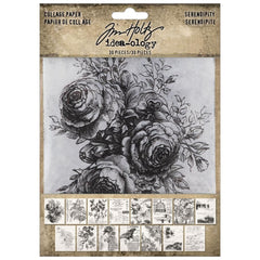 Tim Holtz - Idea-ology - Collage Paper - Serendipity (30/pkg) (3658)