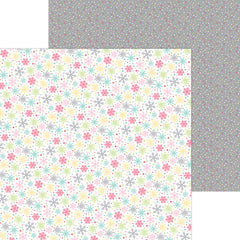 Tinsel Time - Doodlebug - Double-Sided Cardstock 12"X12" - Snow Bright