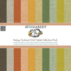 Vintage Orchard - 49 & Market - Collection Pack 12"X12" - Solid Foundations