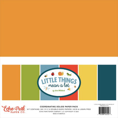 Little Things Mean A Lot - Echo Park - Collection Kit 12"X12" - Solids