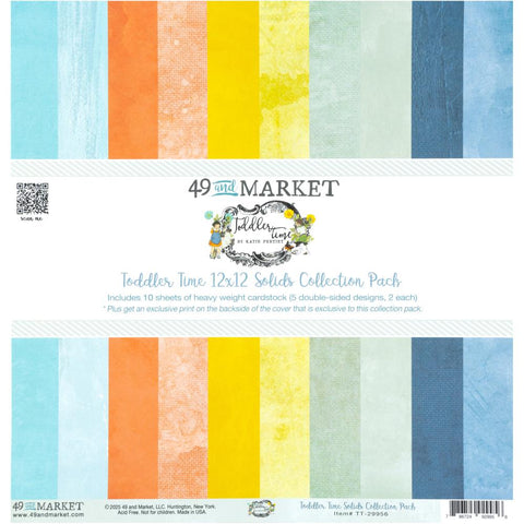 49 & Market - Toddler Time - Collection Pack 12"X12" - Solids (9956)