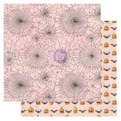 Magic Spell - Prima Marketing - Double-Sided Cardstock 12"X12" - Spider Webs