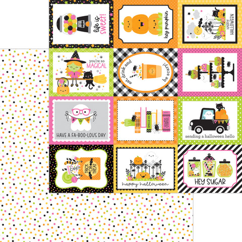 Hey Pumpkin - Doodlebug - Double-Sided Cardstock 12"X12" - Sprinkling Of Fun