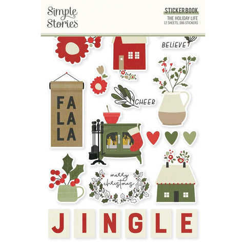 The Holiday Life - Simple Stories - Sticker Book 12/Sheets