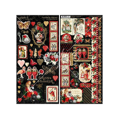 Curiouser & Curiouser - Graphic 45 - Sticker Set (6670)