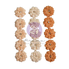 The Home Baker - Prima Marketing - Paper Flowers 15/Pkg - Sugar Sprinkles (2737)