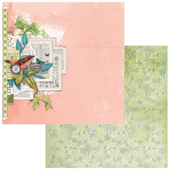 Birdsong - 49 & Market - Double-Sided Cardstock 12"X12" - Sweet Notes