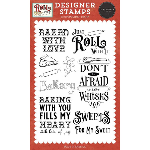 Roll With It - Carta Bella - Clear Stamps - Sweets For My Sweet