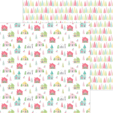 Tinsel Time - Doodlebug - Double-Sided Cardstock 12"X12" - Tinsel Town