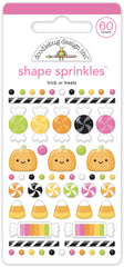 Hey Pumpkin - Doodlebug - Sprinkles Adhesive Enamel Shapes - Trick Or Treats (5602)