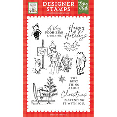 Winnie The Pooh Christmas - Echo Park - Clear Stamps - Very Pooh Bear Christmas (Coordinating)