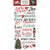 Nutcracker Christmas - Echo Park - Chipboard 6"X13" - Words & Phrases