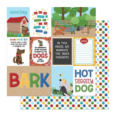 Hot Diggity Dog - PhotoPlay - Double-Sided Cardstock 12"x12" - Yippee Yay