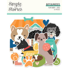 Fur Baby DOG - Simple Stories - Bits & Pieces 52/pkg