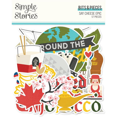 Say Cheese EPIC - Simple Stories - Bits & Pieces 57/Pkg