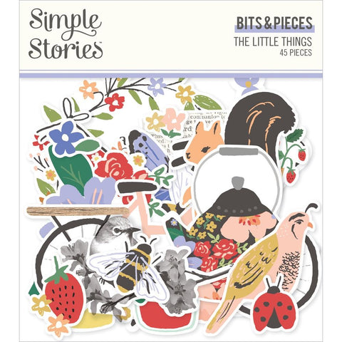 The Little Things - Simple Stories - Bits & Pieces Die-Cuts 45/Pkg