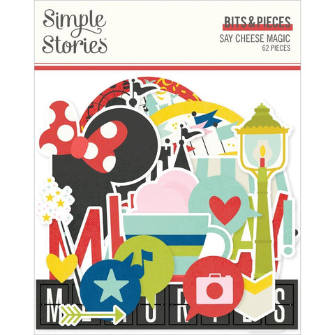 Say Cheese Magic - Simple Stories - Bits & Pieces Die-Cuts 62/Pkg