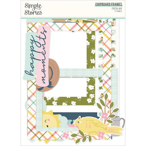 Fresh Air - Simple Stories - Chipboard Frames 6/pkg